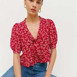 REFORMATION Sloane Top Jenna